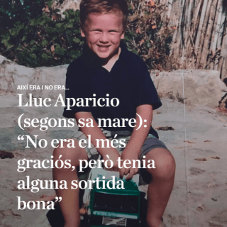 Lluc Aparicio, de nin tranquil a referent de l'humor mallorquí a Instagram