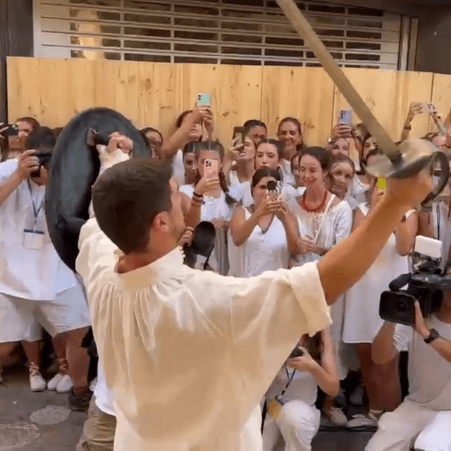 Pollença reviu el simulacre de Moros i Cristians el dia gran de la Patrona