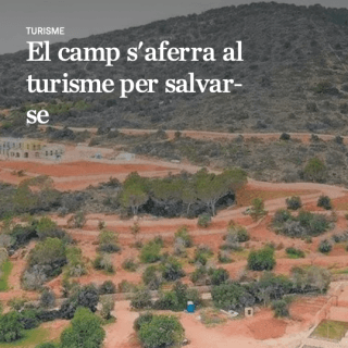 El camp s'aferra al turisme per salvar-se